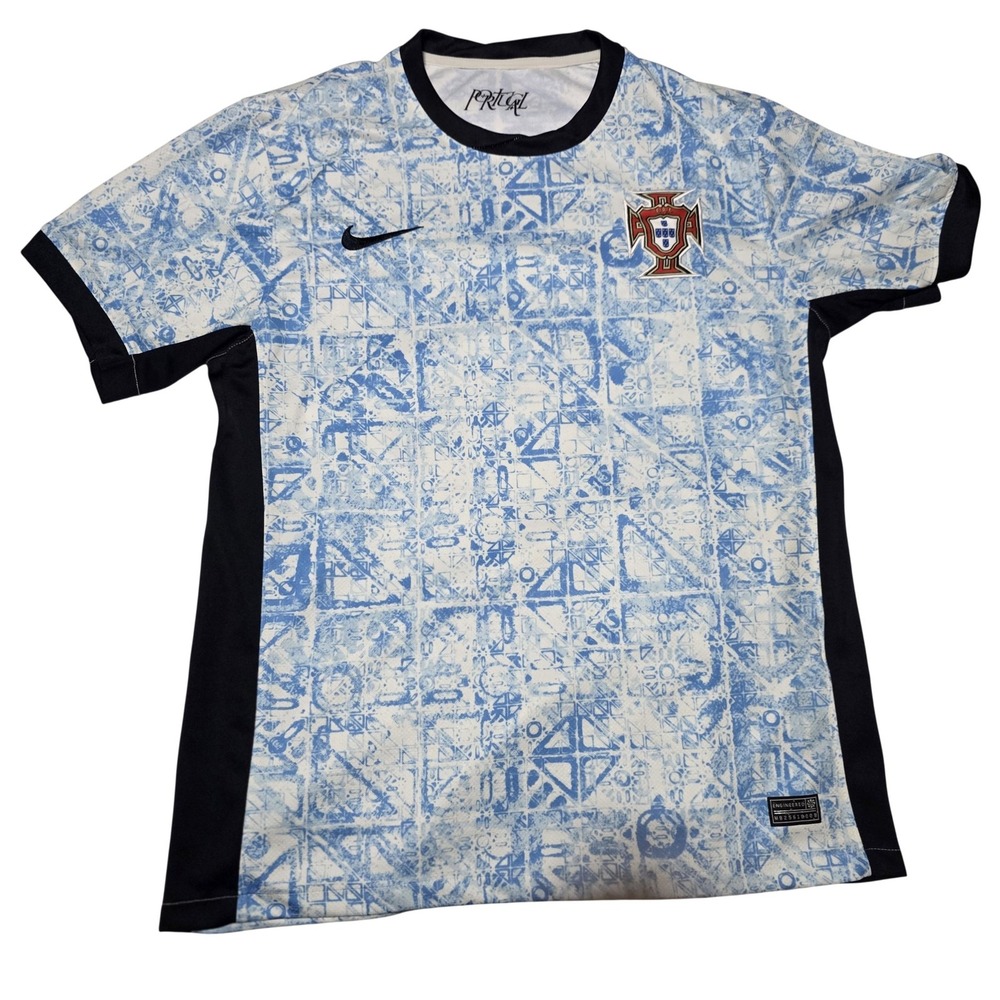 Portugal Soccer Jersey Mens XL Blue Nike Dri-FIT National Team Shirt Top